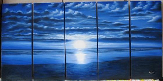 Dafen Oil Painting on canvas seascape painting -sea250